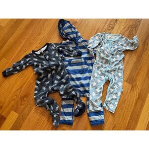 Set of 3‎ one piece sleepers 18-24 months Leveret Baby and Baby Roo